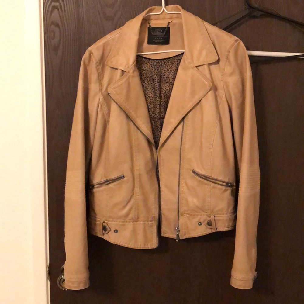 Zara Faux leather jacket
